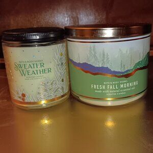 NEW * Bath & Body Works Candle Duo